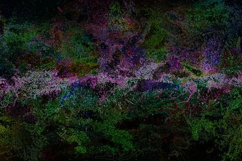 Abstract pattern of multi-colored lines and spots. 스톡 일러스트