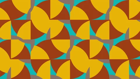 Abstract pattern with multicolor round elements. Motion graphic background Stock Footage 172131406