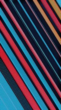 Abstract Pattern with Multicolored Diagonal Stripes and Hexagonal Dots.. イラスト素材