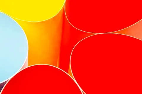 Abstract pattern of multicolored paper Stock Photos