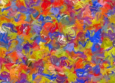 Abstract Pattern from Multicolored watercolor paint Stock Illustration