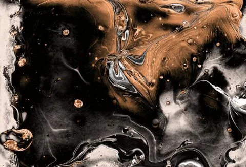 Abstract pattern natural marble black and white for background and design Stock Photos