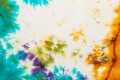 Abstract pattern of nodular batik hand painted white silk scarf - abstract... Stock Photos