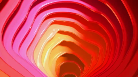 Abstract pattern of noise circles with the effect of waving. Video stock 134248810