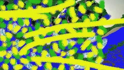 Abstract pattern or backgrounds with different color and forms イラスト素材