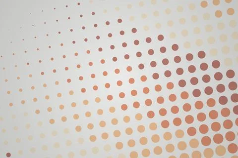 Abstract pattern of orange and yellow dotted circles Stock Photos