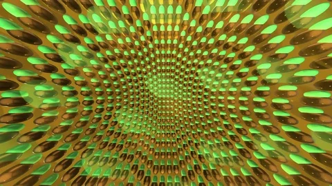  Abstract Pattern Orange Green Scales with Reflections Loop Stock Footage 83864821