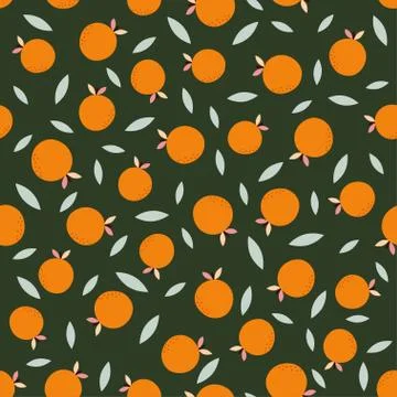 Abstract pattern with orange Stock Illustration