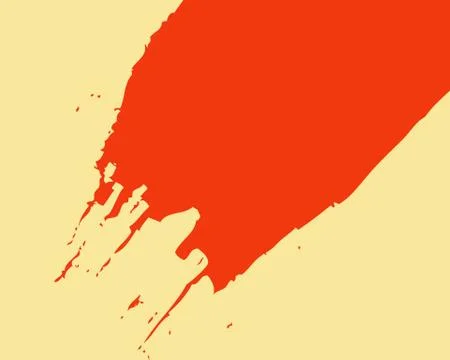 Abstract pattern orange spot on beige background Stock Illustration