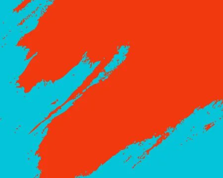 Abstract pattern orange spot on blue background Stock Illustration