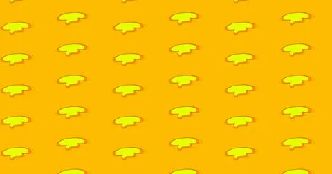 Abstract Pattern with Orange, Yellow, and White Swirls on a Dark Background Stock Illustration