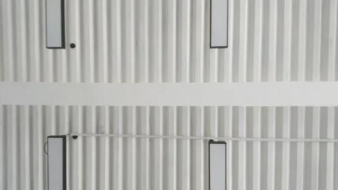 Abstract Pattern of Parallel Corrugated Lines and Rectangular Shapes. Stockfoto's