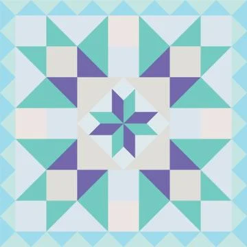 Abstract pattern in patchwork style. Seamless vector. 스톡 일러스트