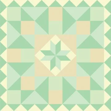 Abstract pattern in patchwork style. Seamless vector. Stockillustratie