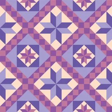 Abstract pattern in patchwork style. Seamless vector. 스톡 일러스트