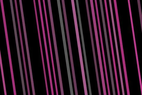Abstract pattern of pink and gray lines on black background Stock Illustration