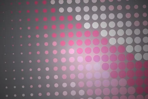 Abstract pattern with pink and gray dots on dark background 스톡 사진