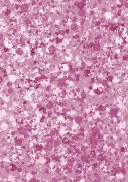 Abstract pattern with pink and white splashes Stock Illustration