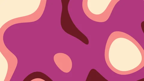 Abstract pattern with pink, burgundy, and cream shapes Stock Footage 323031235