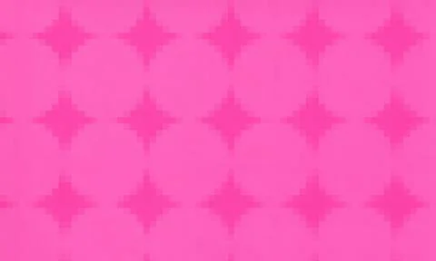 Abstract pattern of pink circles and diamonds Stock Illustration