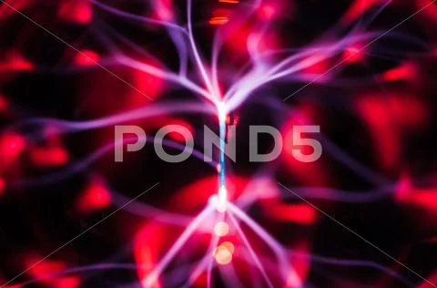 Abstract pattern: plasma gas light beams Stock Illustration
