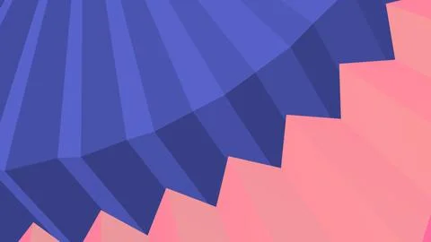 An abstract pattern of primitive shapes. Minimalism. Stock-Illustration