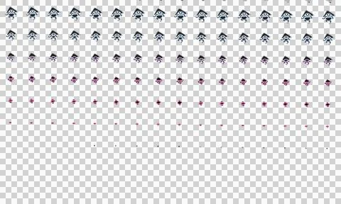 Abstract pattern of purple and white floral and leaf shapes on black background Stock Illustration