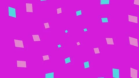Abstract pattern with purple background and floating squares イラスト素材