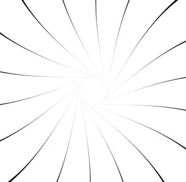Abstract pattern with radial lines. Radial, radiating lines with distortion e イラスト素材