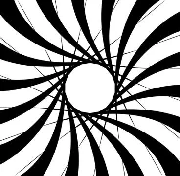 Abstract pattern with radial lines. Radial, radiating lines with distortion e イラスト素材