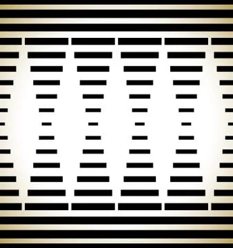 Abstract pattern with rectangles, bars. Repeatable at edges. Stock Illustration