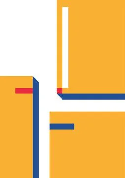 Abstract pattern from rectangles. Cover design concept. 스톡 일러스트