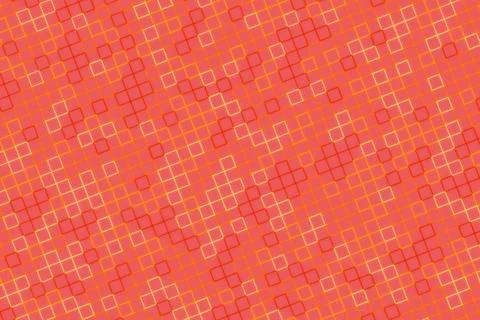 Abstract pattern with red and orange geometric shapes Stock Photos
