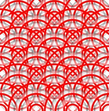 Abstract pattern with red circles. editable vector. イラスト素材