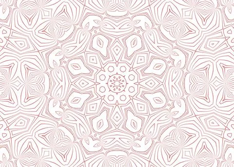 Abstract pattern of red lines on white background 스톡 일러스트