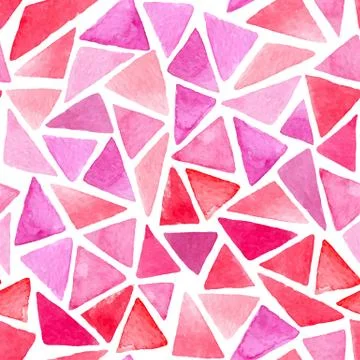 Abstract pattern with red triangles Stock Illustration