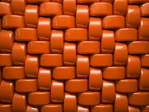 Abstract pattern of red weaving pieces illustration Stock Illustration