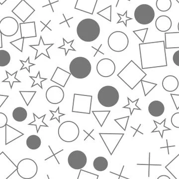 Abstract Pattern Repeat Background Vector Template Stock Illustration