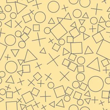 Abstract Pattern Repeat Background Vector Template Stock Illustration