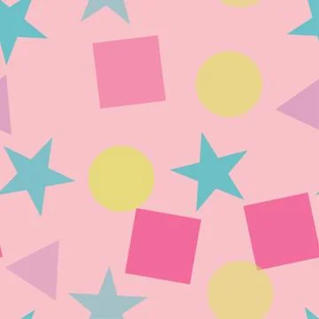 Abstract Pattern Repeat Background Vector Template Stock Illustration