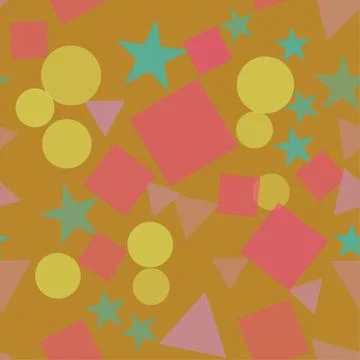 Abstract Pattern Repeat Background Vector Template 스톡 일러스트