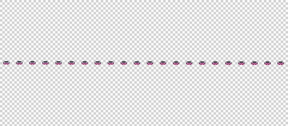 Abstract pattern with repeating pink and purple zigzag lines on white background Stock Illustration