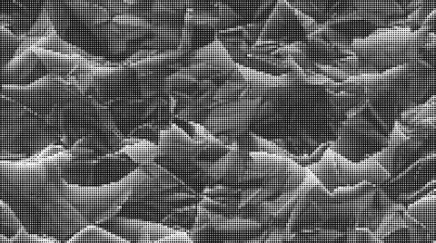 Abstract pattern with repeating white dots on black background geometric tex イラスト素材
