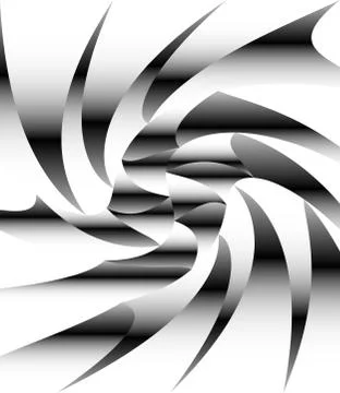 Abstract Pattern with Rotating, Spiral Effect. Vortex, twisting backdrop Illustrazione stock