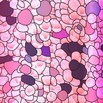 Abstract pattern of rounded gradient shapes. 스톡 일러스트