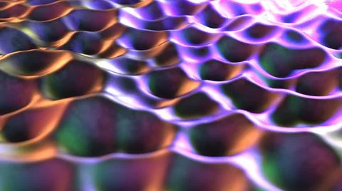 Abstract pattern of the sand in a beach with a rainbow reflection Stock Photos