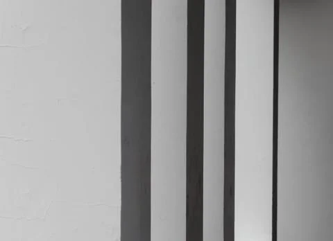 Abstract pattern a series of gray walls Foto stock