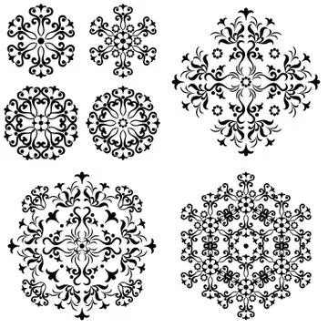 Abstract pattern, set Stock Illustration