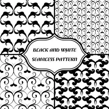 Abstract pattern set Stock Illustration