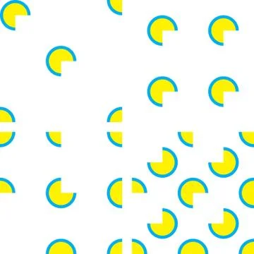 Abstract pattern set seamless background. Fabric wallpaper. Stock Illustration